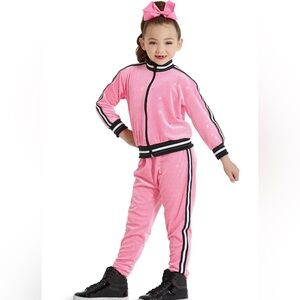 Weissman Showtime “Apple Bottom Jeans” Costume – Child Medium Pink/Black
